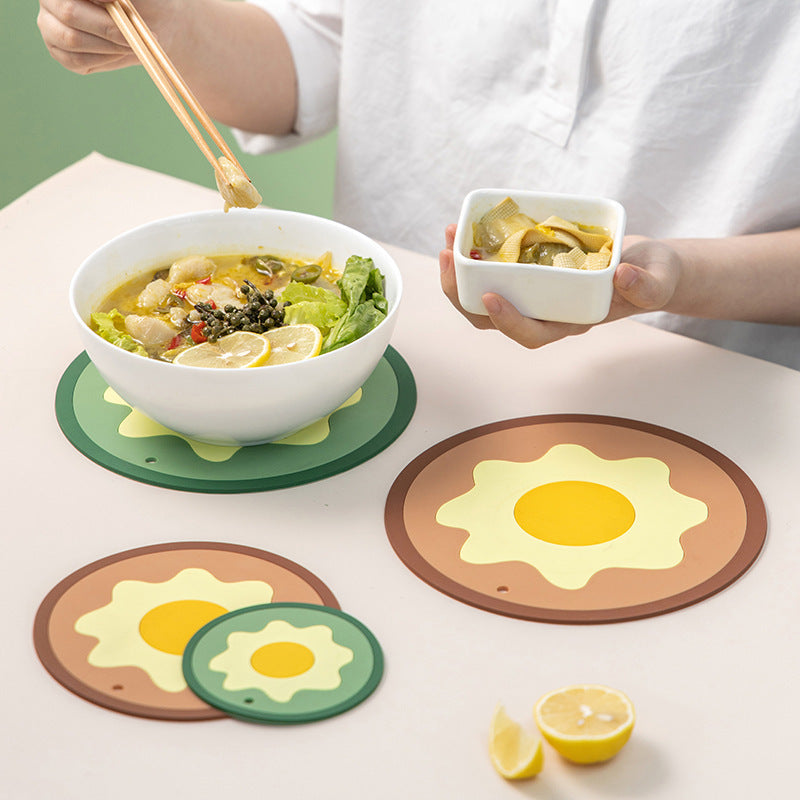 Anti-Scalding Insulation Pad Household Restaurant Tableware Plate Pot Bowl Cute Mat Dining Table Mat Anti-Scalding Tea Coaster Bowl Mat