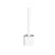 Household Toilet Cleaning Brush Toilet Brush Set (Floor Style, White)