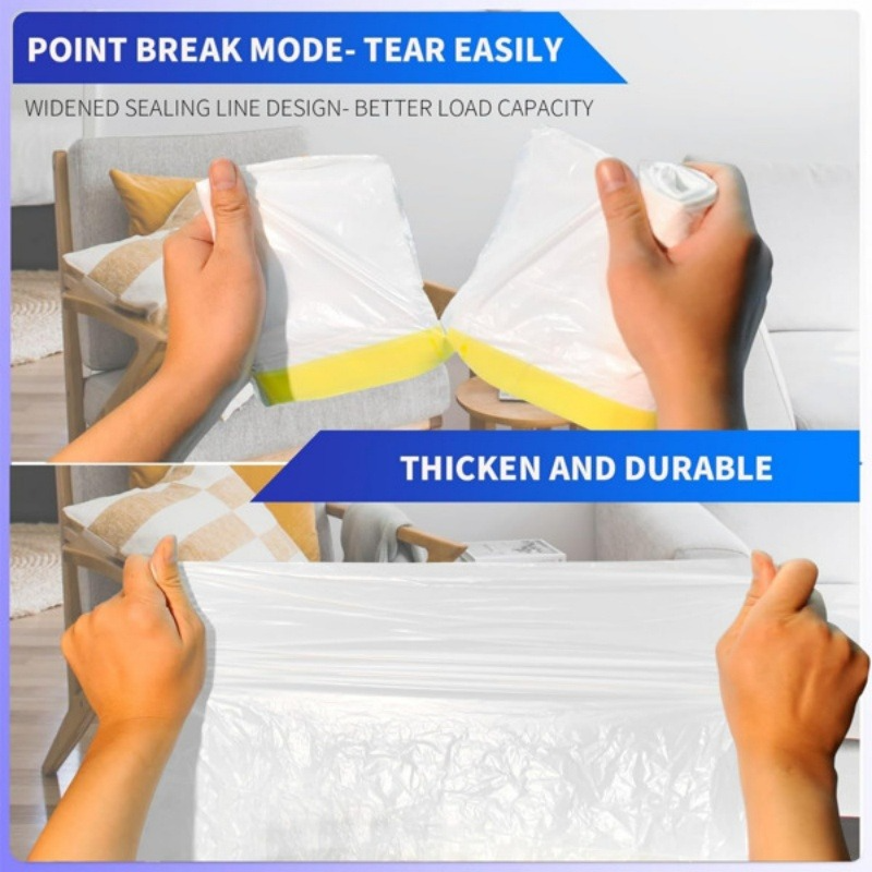 Cream Garbage Bags 5 Rolls 90 Count