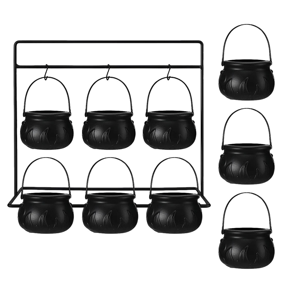 Trick or Treat Candy Bucket Witch Cauldron 9-Piece