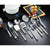 Stainless Steel Kitchen Utensils Set with Utensil Holder, 13 Piece Set