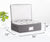 Fabric Cup Storage Organizer Quilted Container Box