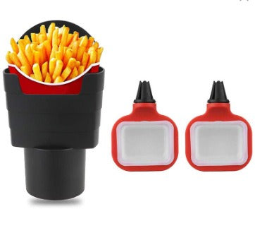 Cup Storage Box French Fries Holder for Cars