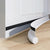 Adjustable Door Bottom Seal Strip Weatherstrip Under Door Draft Stopper Anti-Cold One Side Gap Blocker Foam Weather Strip, White