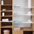 Adjustable Wardrobe Storage Shelf Wall Mount - Space Saving Organizer (W24cm x 38-55cm)