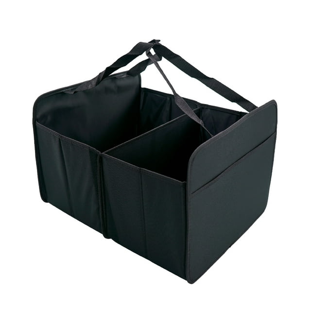 Collapsible Trunk Organizer 1 Pack, Black Hard-Sided (18.5"x16.54"x9.96")