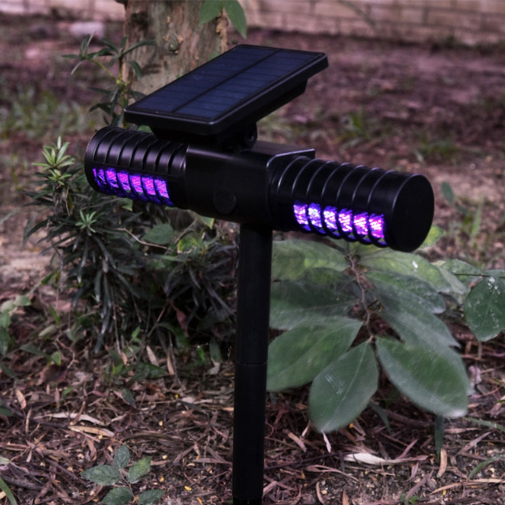 Solar Mosquito Repeller Lamp Outdoor Waterproof for Yard, Garden, and Patio