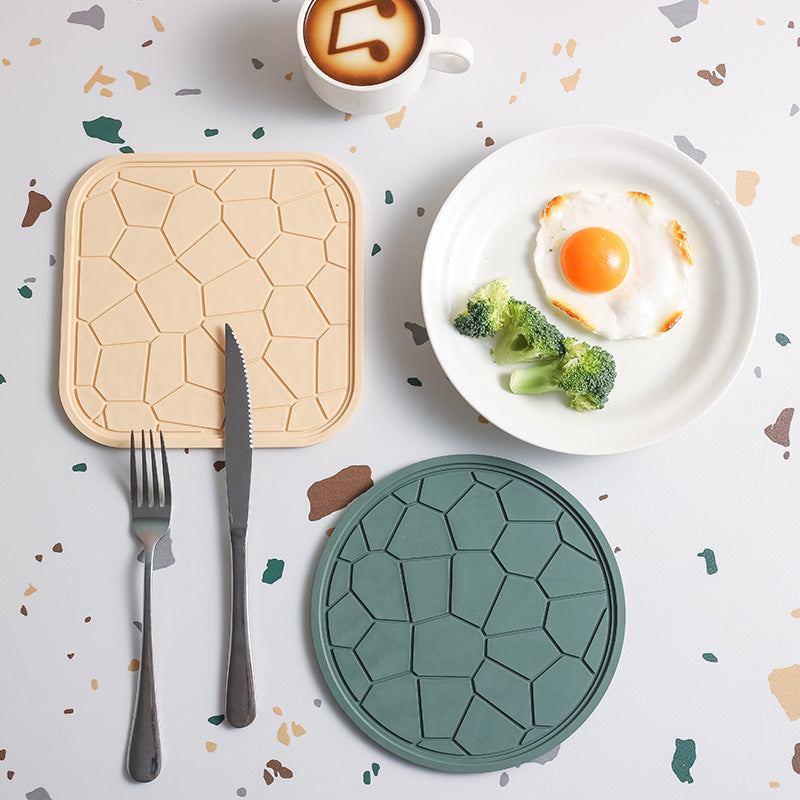 Table Mat Kitchen Thickened Plate Mat New Anti-Scalding Heat-Insulating  Dish Plate Mat Tea Table Non-Slip Heat-Insulating Coaster