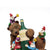 Resin Drunk Brown Bear and Dwarf Decorations Creative Courtyard Garden