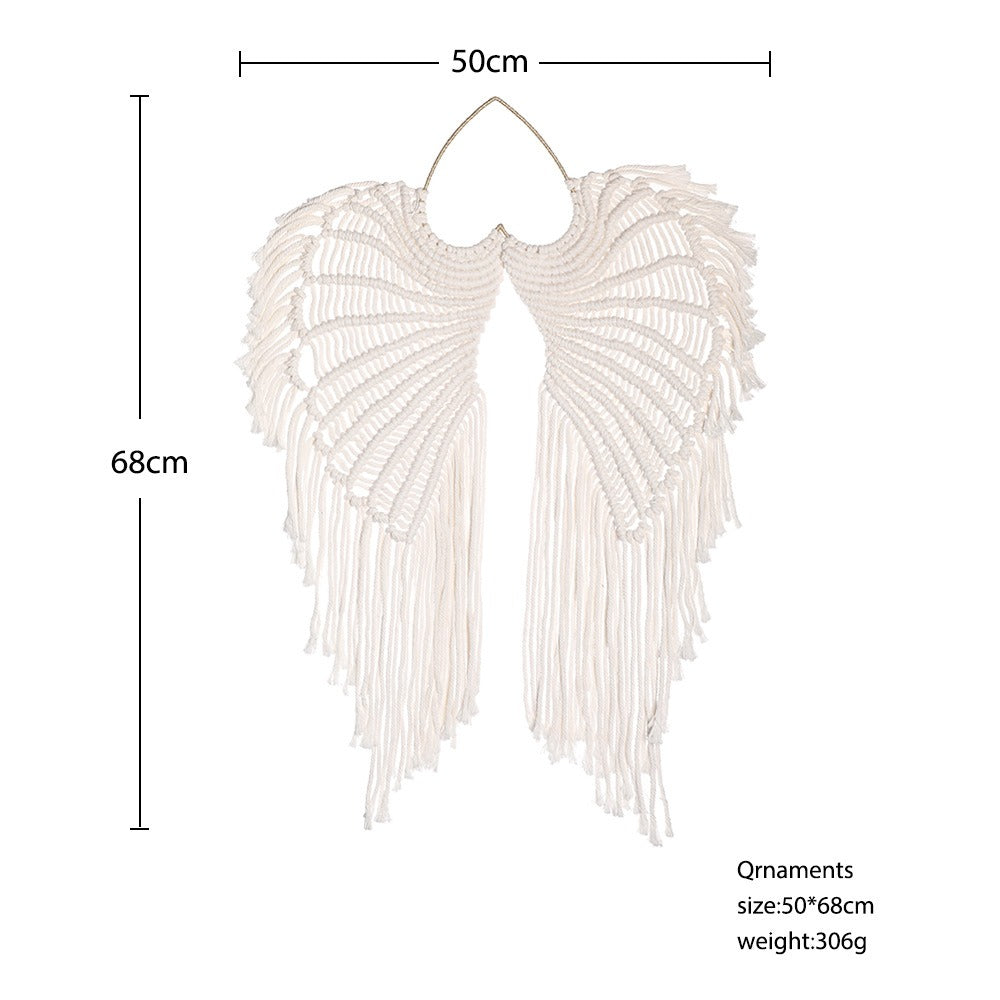 Home Decor Woven Angel Wings Wall Decor Made of Pure Cotton