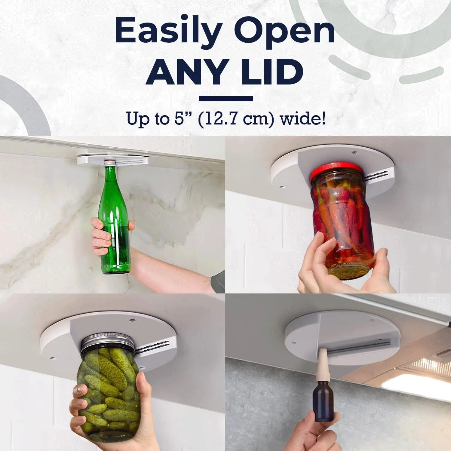 Under Cabinet Bottle Opener Jar Openers Saving Screw Can Opener Home Assistance Kitchen Tools