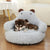 Cute Alpaca Cat Bed House Nest Warm Comfortable Pet Bed 60CM (Gray)