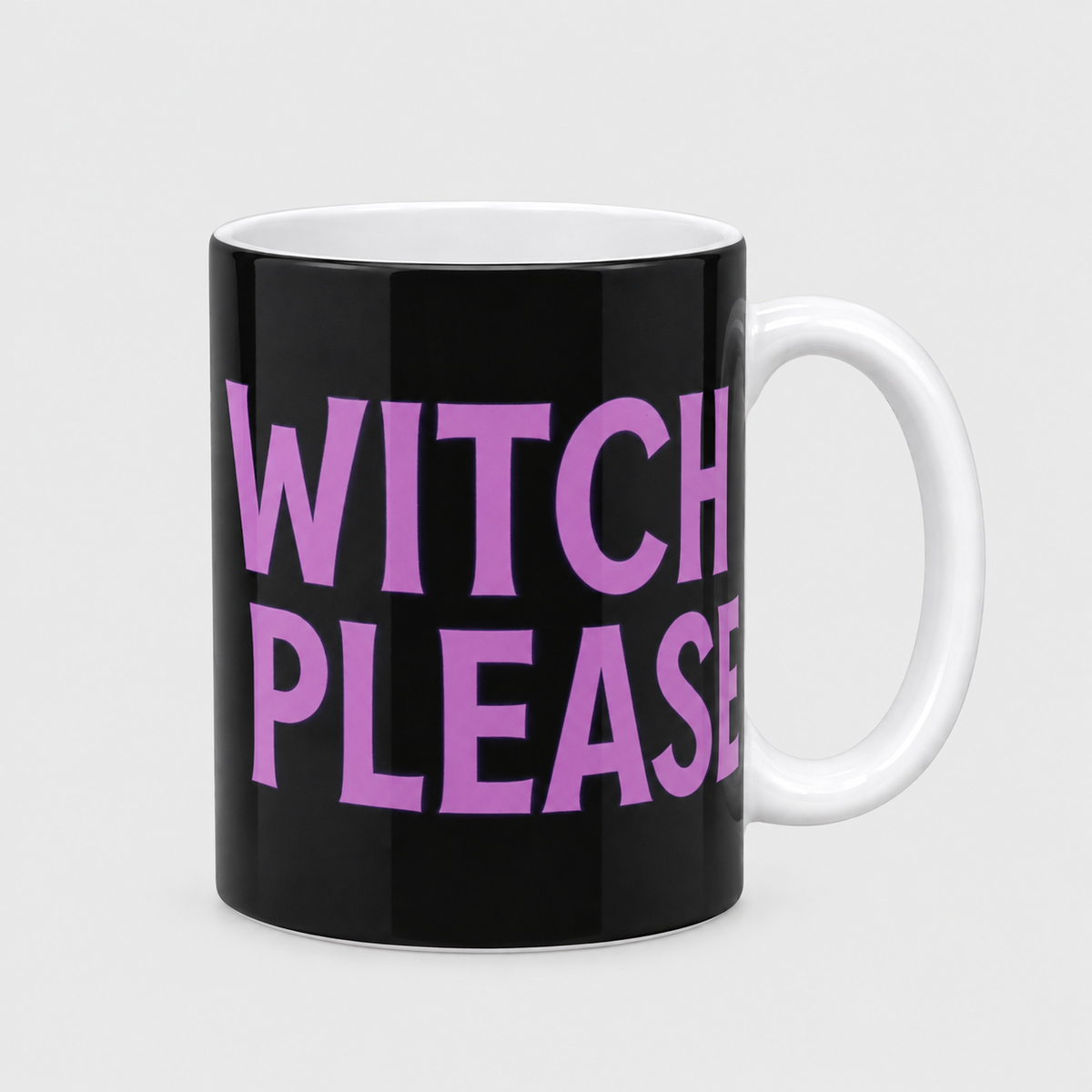 Halloween Witch Please Mug 11 oz Ceramic Coffee Cup, Funny Halloween Gift for Home &amp; Office