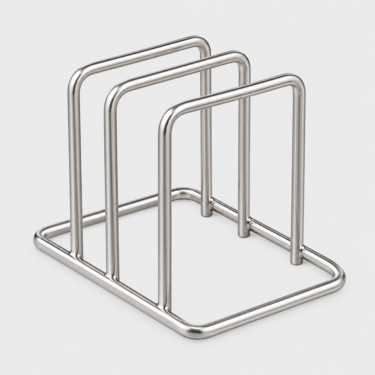 Stainless Steel Pot Lid Organizer & Cutting Board Rack, Heavy-Duty Countertop Kitchen Storage Organizer, Space-Saving Lid Holder & Cutting Board Stand