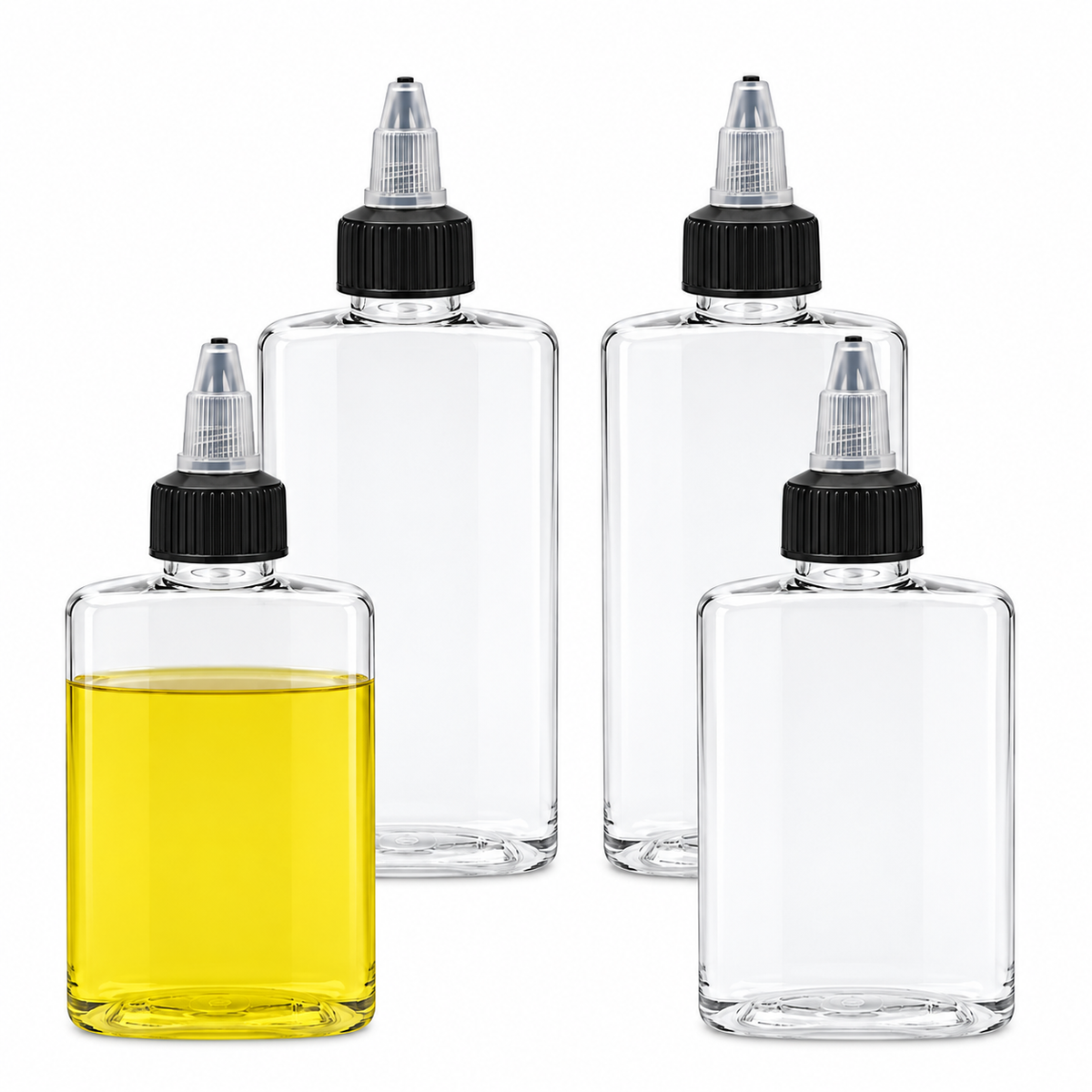 100ML Leak-Proof Oil Dispenser Bottle with Twist-Top Cap – Squeeze Condiment Container for Cooking, BBQ, Camping &amp; Soy Sauce