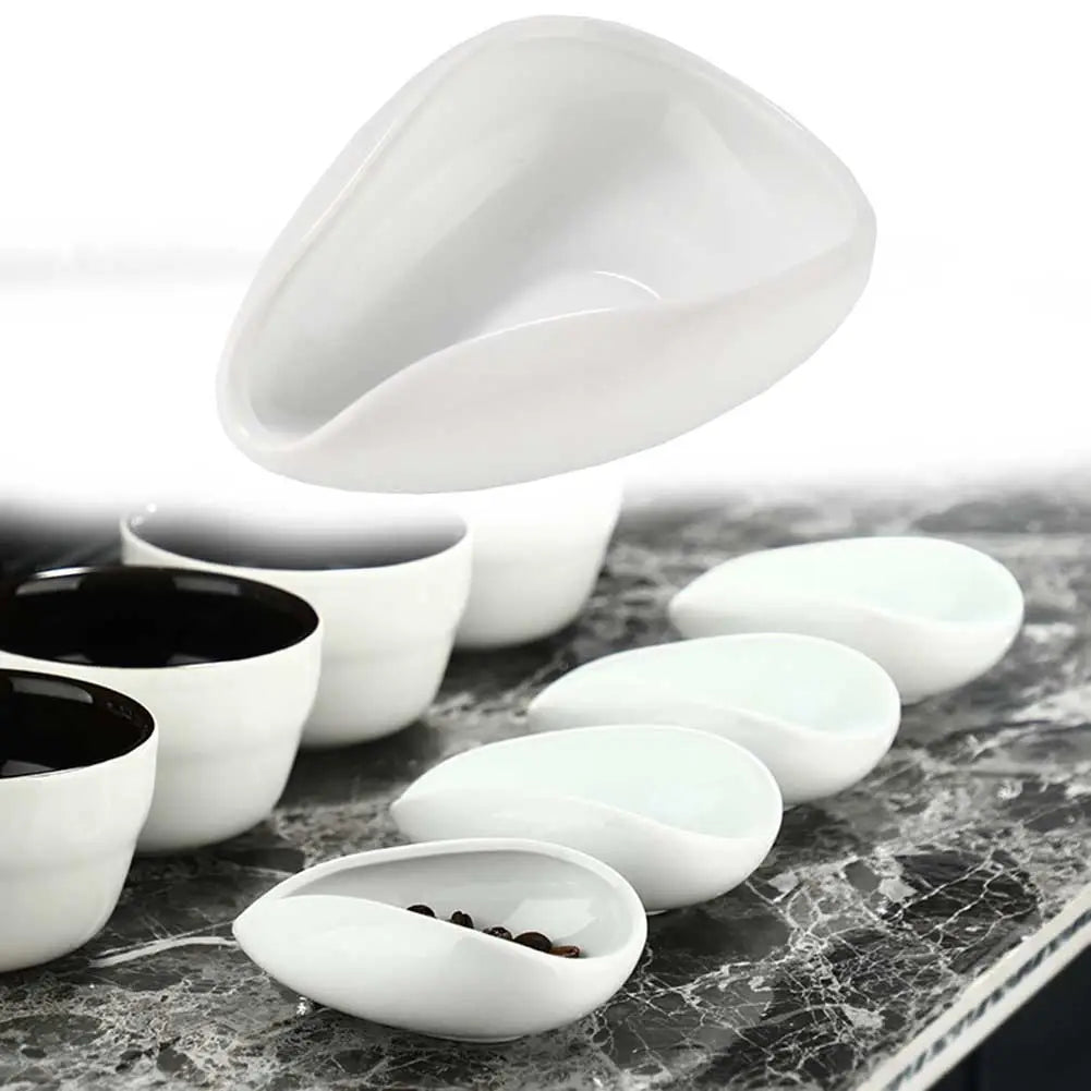 Coffee Dosing Tray Precision Dosing & Scooping for Coffee Lovers (White)