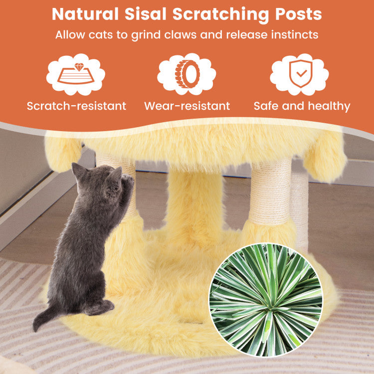 Monster Cat Condo 3-Leve with Scratching Posts