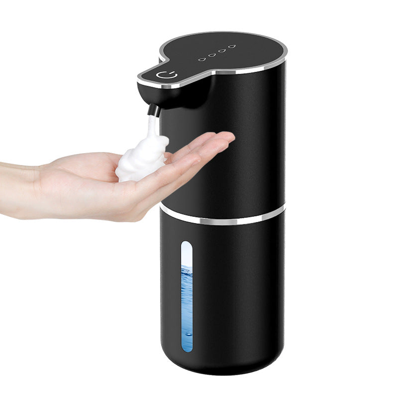 Touchless Sensor Foam Soap Dispenser for Bathroom Kitchen (Black)