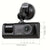 Dash Cam with IR Night Vision Loop Recording & 2" IPS Screen 1080P, 2 Camera (No card)