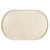 Silicone Round Pet Feeding Mat, Easy to Clean Non-Slip Dog Cat Mat, Small (Beige)