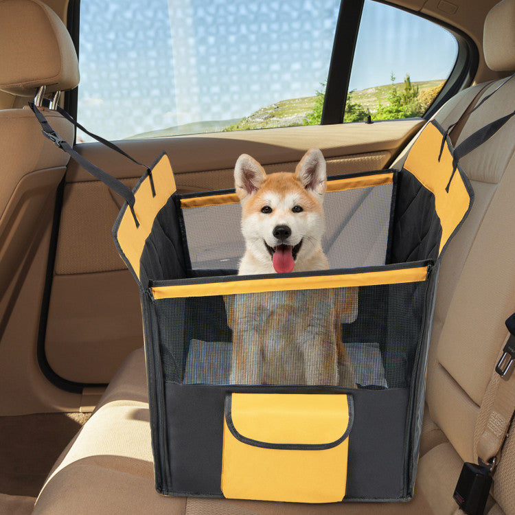 Dog Bed with Headrest and Removable Washable Cover