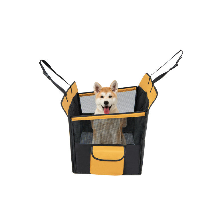 Dog Bed with Headrest and Removable Washable Cover