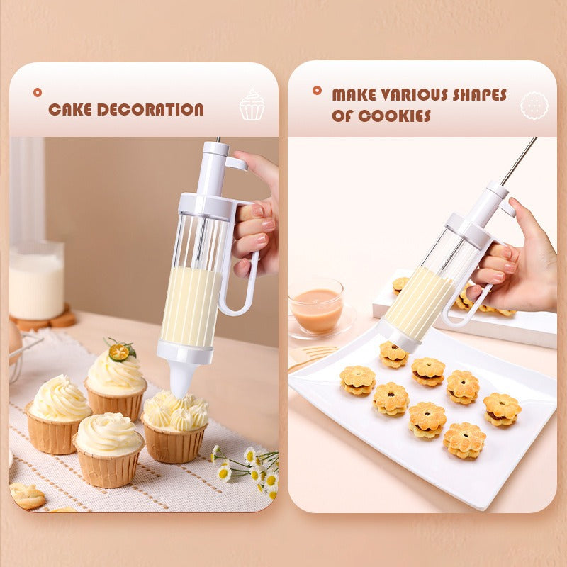 Biscuit Grinder Full Set of Baking Gun Set Mounted Flower Nozzle Extrusion