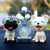 Cute Car Dog Decor Resin Bubblehead Dog Ornaments 1 Piece Decor