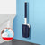 Wall Mounted Toilet Brush for Cleaning Bathroom, Blue