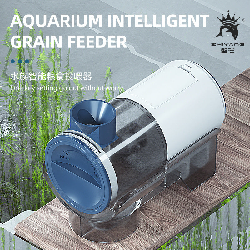 Automatic Fish Feeder Fish Tank Feed Pellet Timing Feeding Machine LCD Feeding Machine