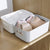 Plastic Storage Basket 1Piece Bathroom Bathroom Cosmetics Storage Basket Kitchen Desktop Storage Box, White