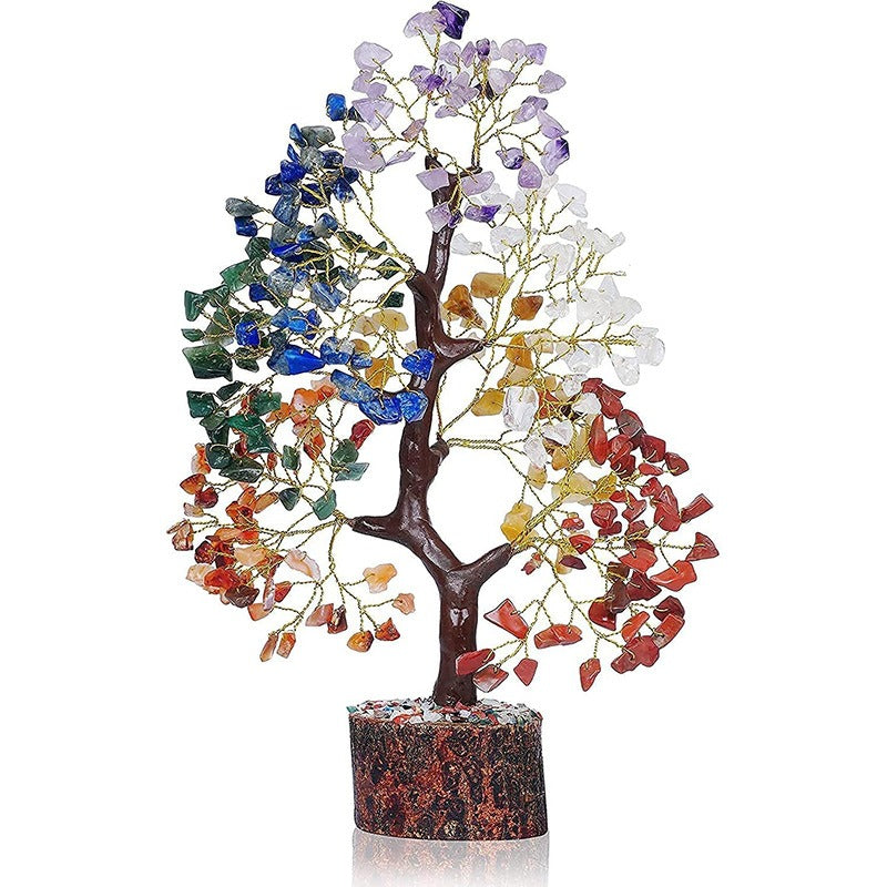 Crystal Fortune Tree Home Decor, Multi Color