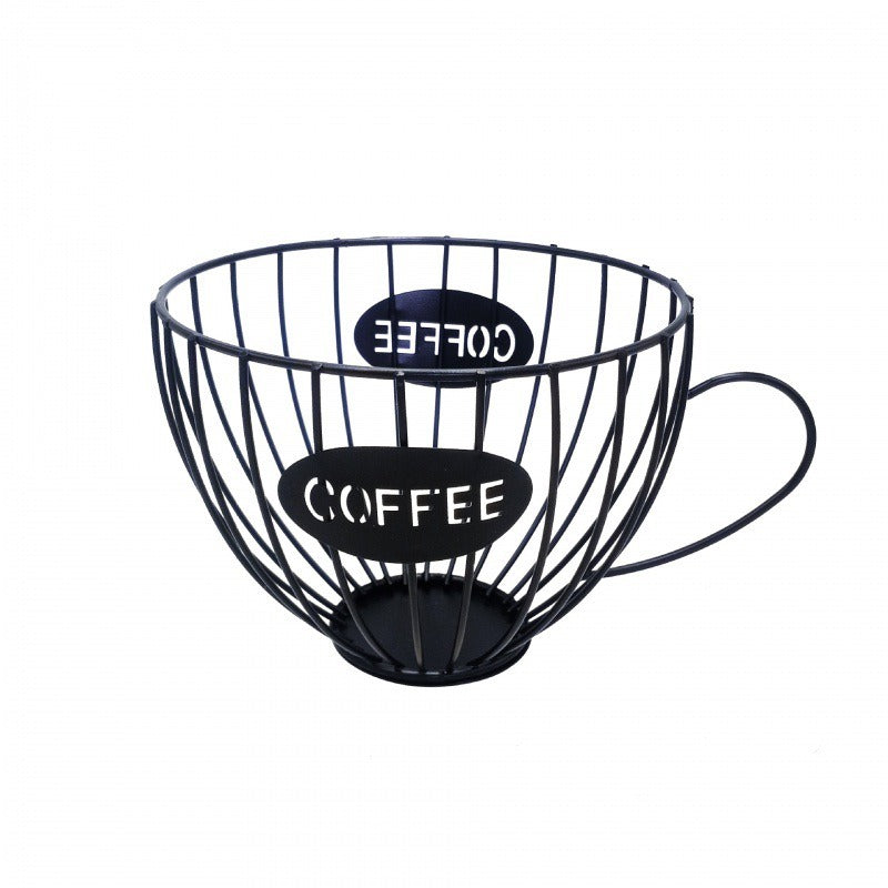 Coffee Pod Tea Bag Organizer, Large (Black)