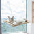 Foldable Cat Window Perch Bed Hammock Cat Window Wall Perch Hammock Seat with 4 Strong Suction Cups, Khaki