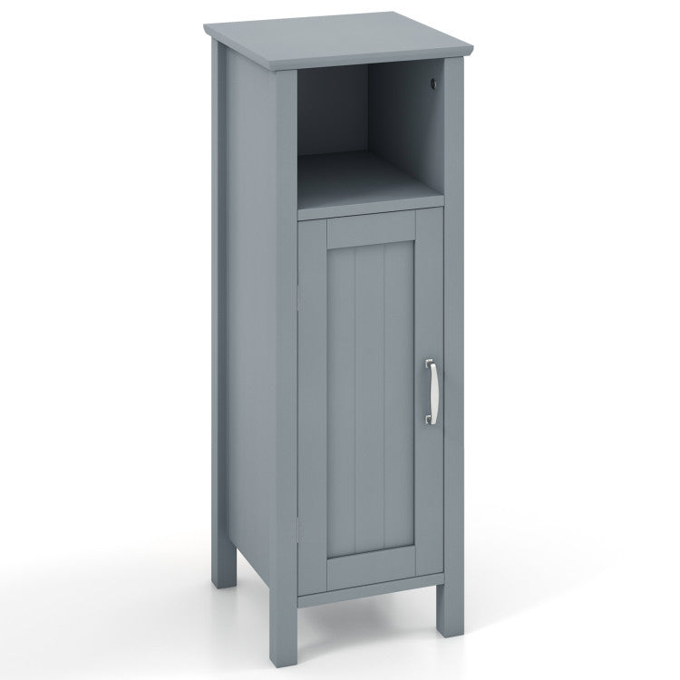 2 Tier Bathroom Storage Cabinet Organizer (Gray)