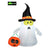 Airblown Witch Ghost Halloween Decoration, 4 Ft