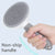 Dog Grooming Hair Remover Pet Brush Stainless Steel For Dogs Pet Hair Removal Comb (Gray)