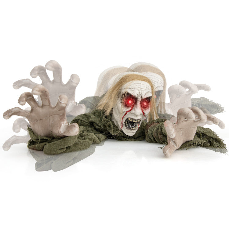 Animated Halloween Zombie Groundbreaker with Lights & Sound