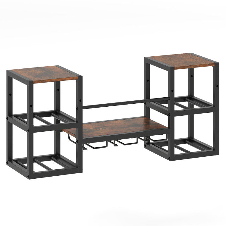 Metal Wine Rack Heavy-Duty Stemware Holder