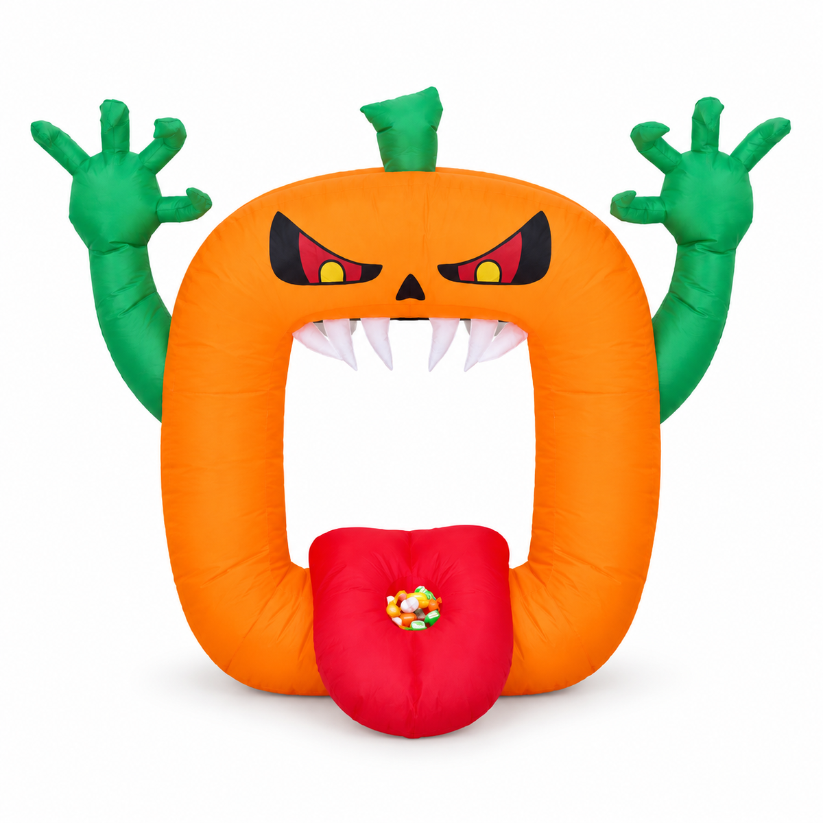 Halloween Inflatable Pumpkin Decoration 6 FT for Trunk or Treat &amp; Yard