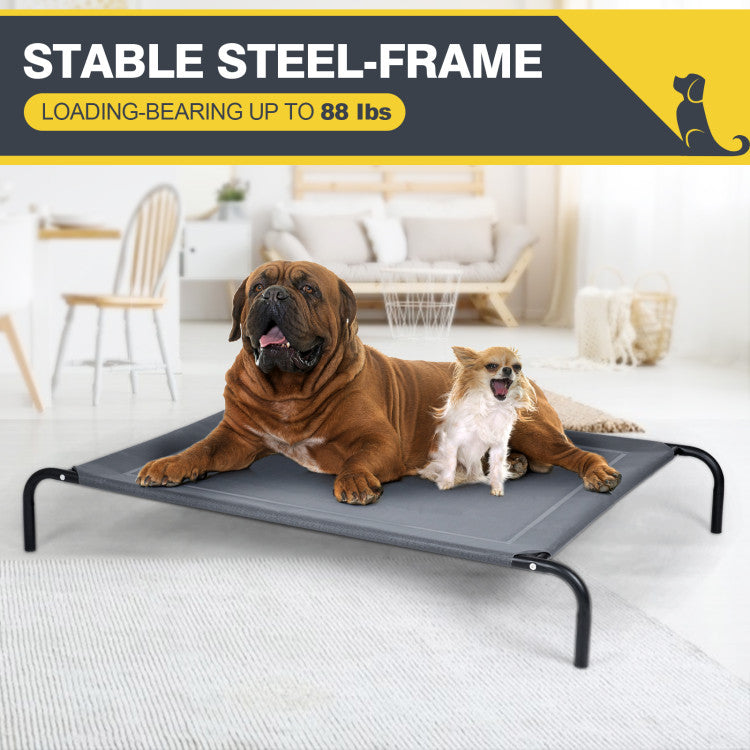 Durable Elevated Dog Cot for Pet Dogs (Large)
