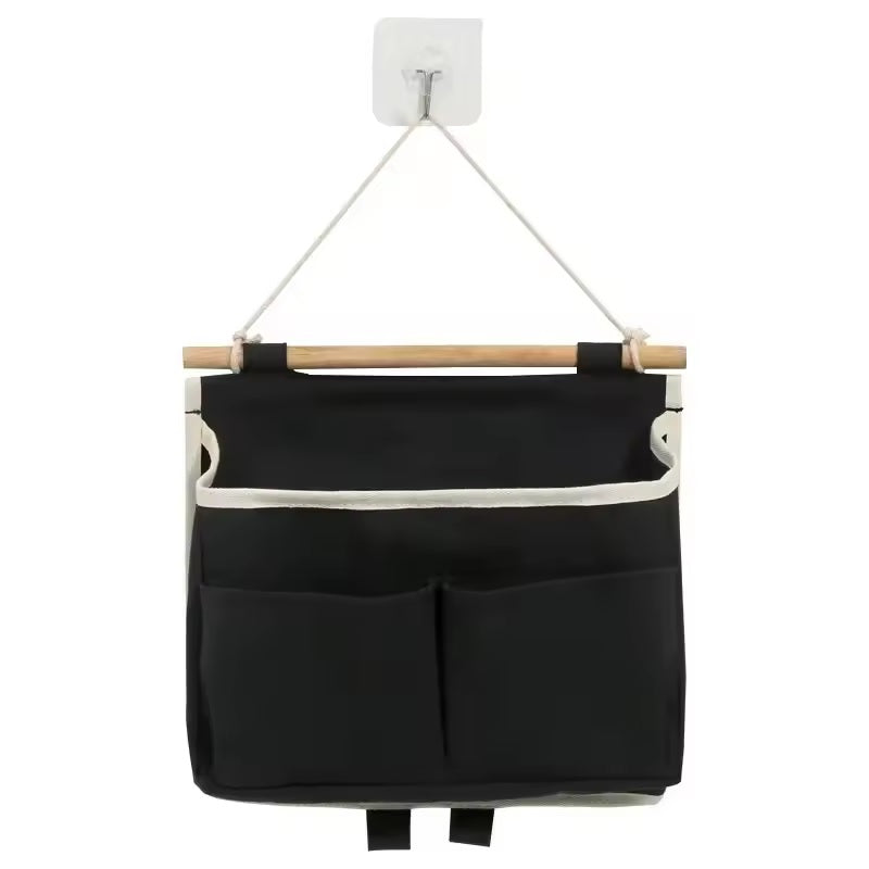 Closet Wall Hanging Storage Bag Organizer (Black)