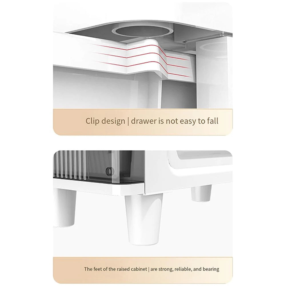 Slim 5-Tier Narrow Bathroom Storage Cabinet