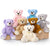 14" Teddy Bears 7 Pack Animals Plush Bear in 7 Colors