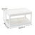 Multifunctional Shelves Double-layer Storage Shelf Desktop Organizer Storage (28x18.8x15cm)