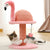 Cat Scratching Post for Small Cat Claw Scratcher Post (Flamingo, Pink)