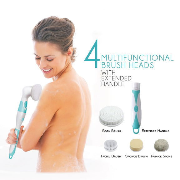 Advanced Facial Body Cleansing Brush Extended Handle