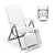 Folding Patio Chaise Lounger Adjustable Backrest Footrest