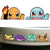 Pokemon Stickers Pikachu Anime Cartoon Kawaii Personality Stickers Decorative Car Motorcycle Bumper Creative Waterproof Stickers