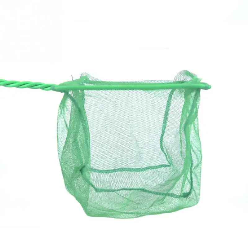 Portable Fish Net Long Handle Square Aquarium Accessories Fish Tank (5 INCH)